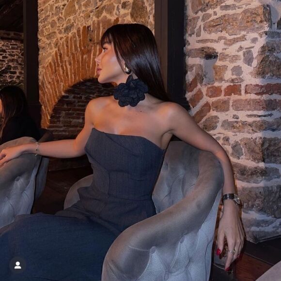 ZW ZARA COLLECTION STRAPLESS DRESS GRAY Midi Dress gray - Picture 6 of 16